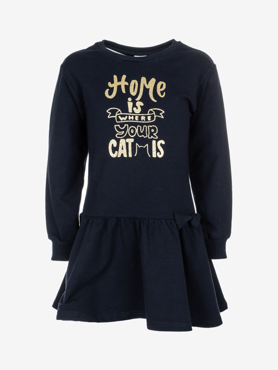 Picture of C0039- GIRLS  COTTON THERMAL FLEECE DRESS - (4-16YEARS)